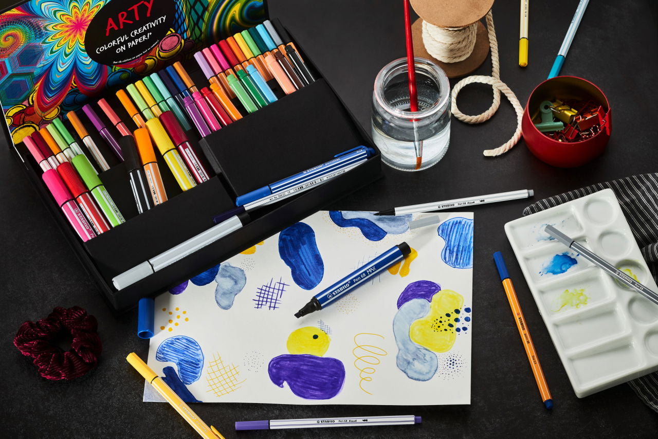 Stabilo Fineliner – 55er-Set – sortiert