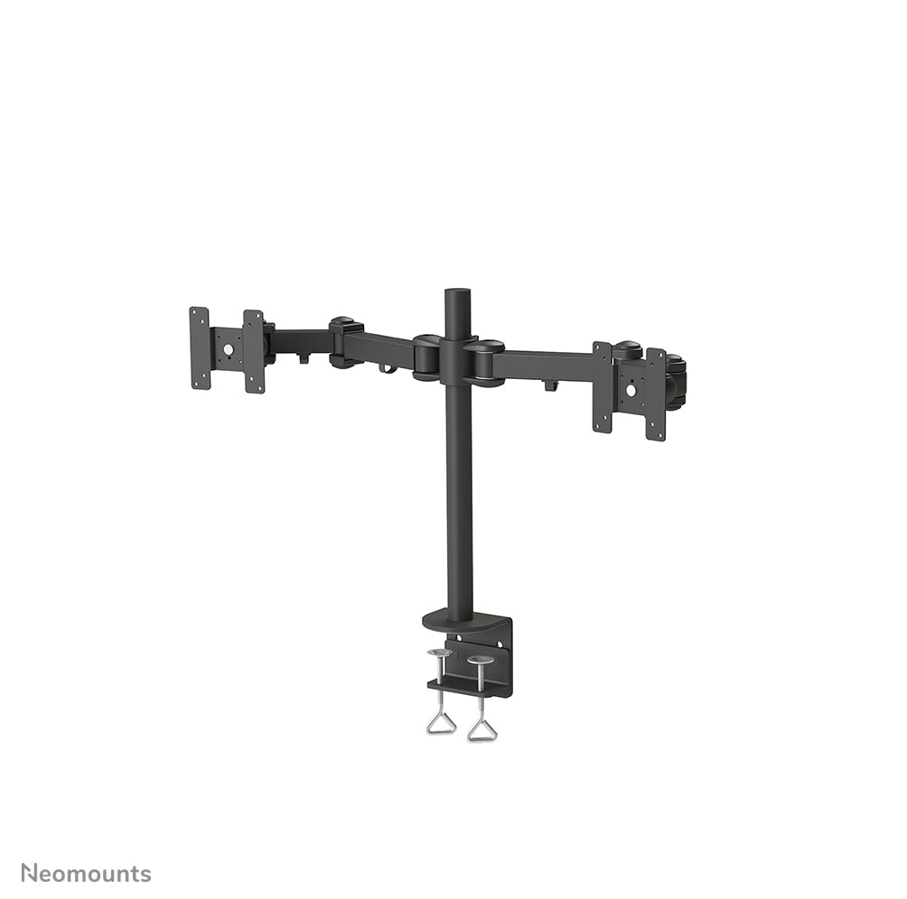 Neomounts FPMA D960D – Tischhalterung, Dual, Tischklemme, bis 27", VESA 75 × 75/100 × 100 mm, 8 kg
