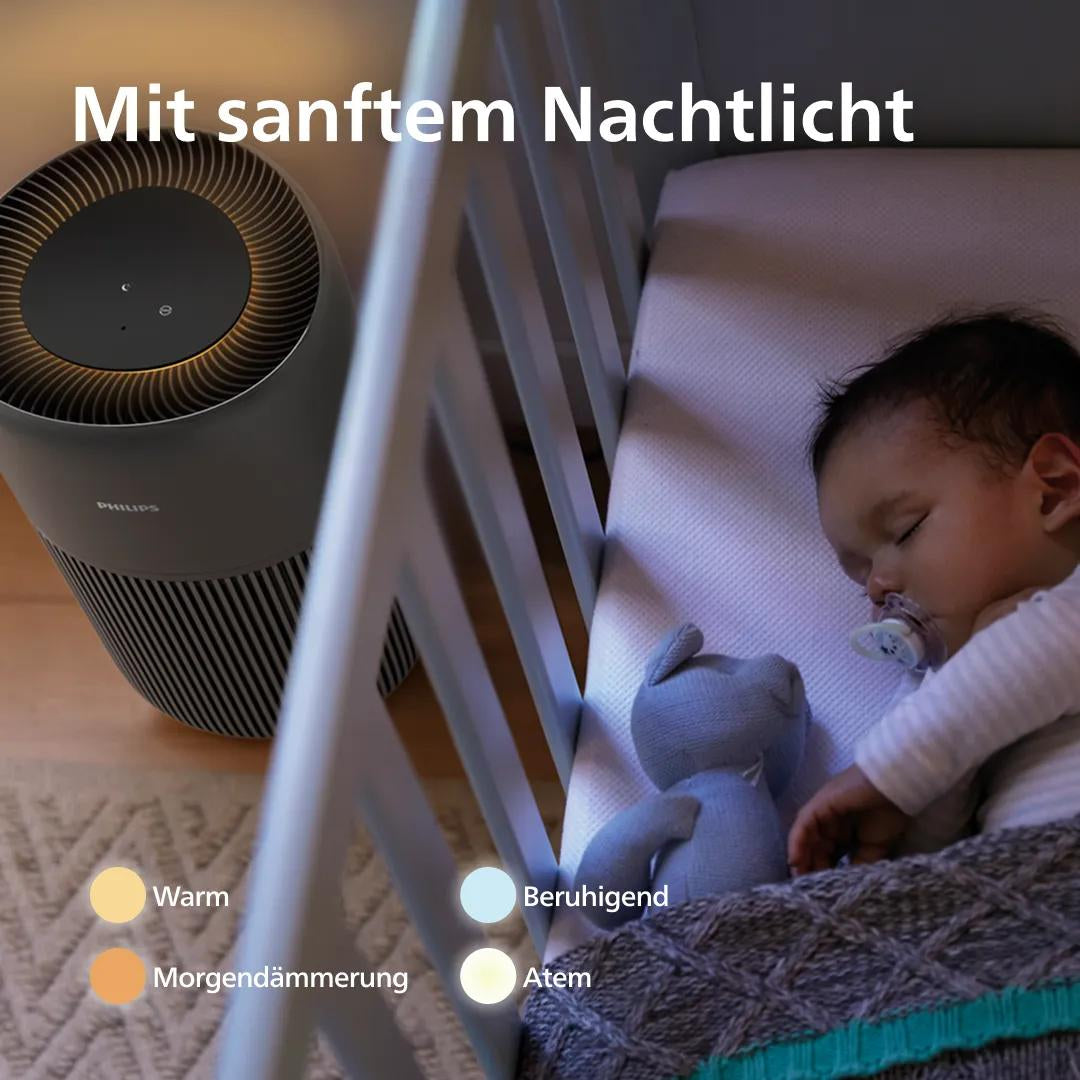 Philips Luftreiniger AC2221/13 – CADR 420 m³/h, bis 109 m², WLAN, App-Steuerung, 45 dB