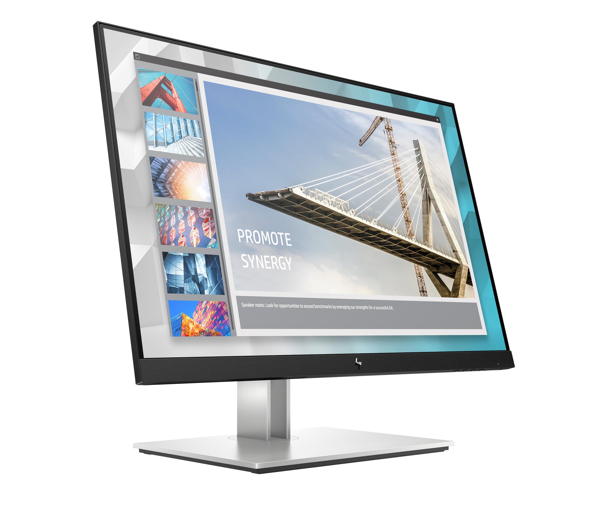 HP E24i G4 – Monitor, 24", 1920 × 1200 (WUXGA), IPS, 60 Hz, 250 cd/m², VESA 100 × 100, Schwarz