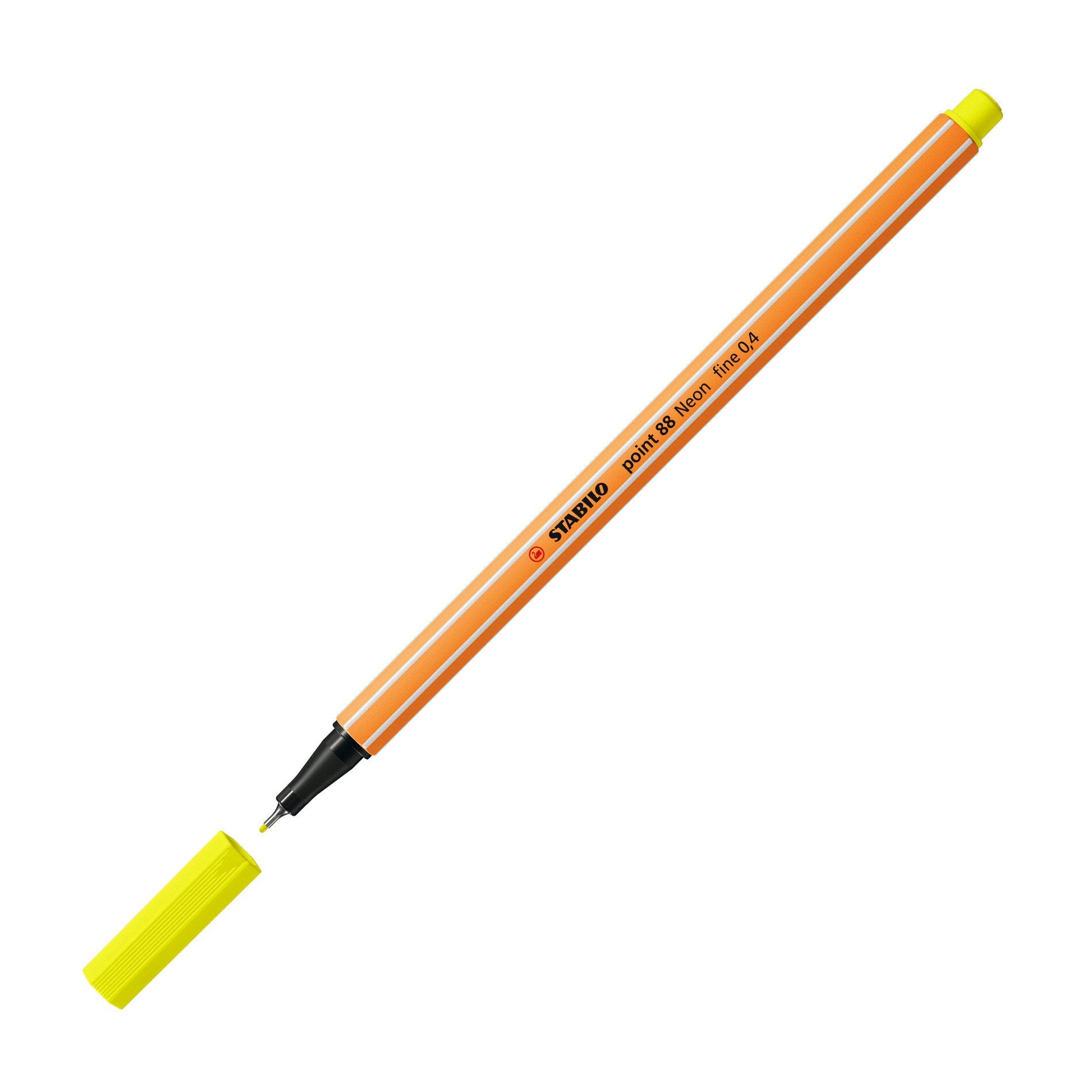 STABILO point 88 Fineliner 0,4 mm – neongelb