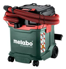Metabo Nass-/Trockensauger AS 36-18 M 30 PC-CC – 2-in-1, 2000 mAh, 30 l, Akkubetrieb