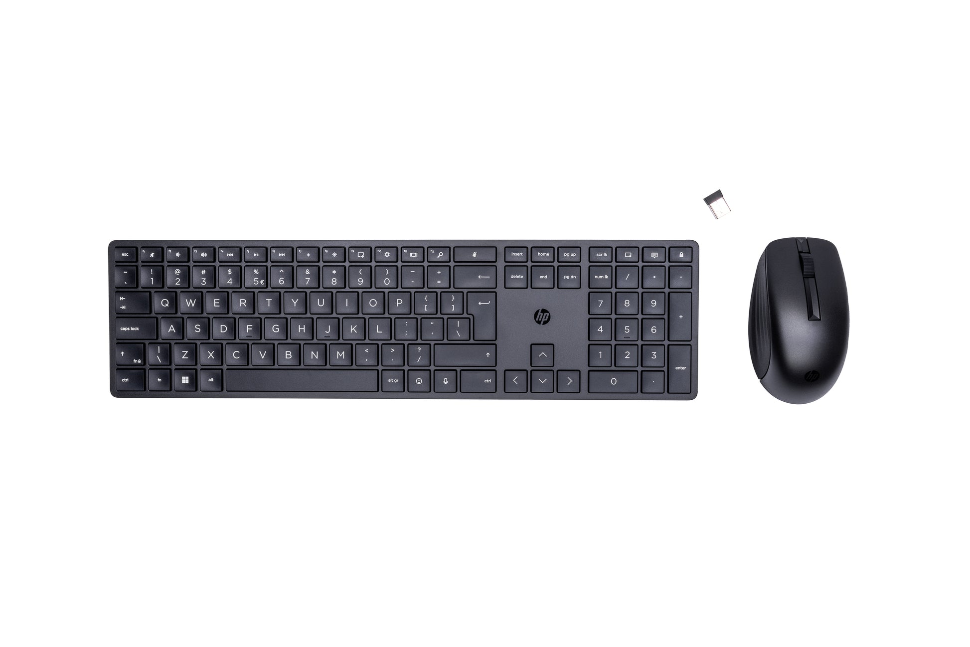HP 650 – Tastatur-Maus-Set – Membran – 2,4 GHz – Schwarz