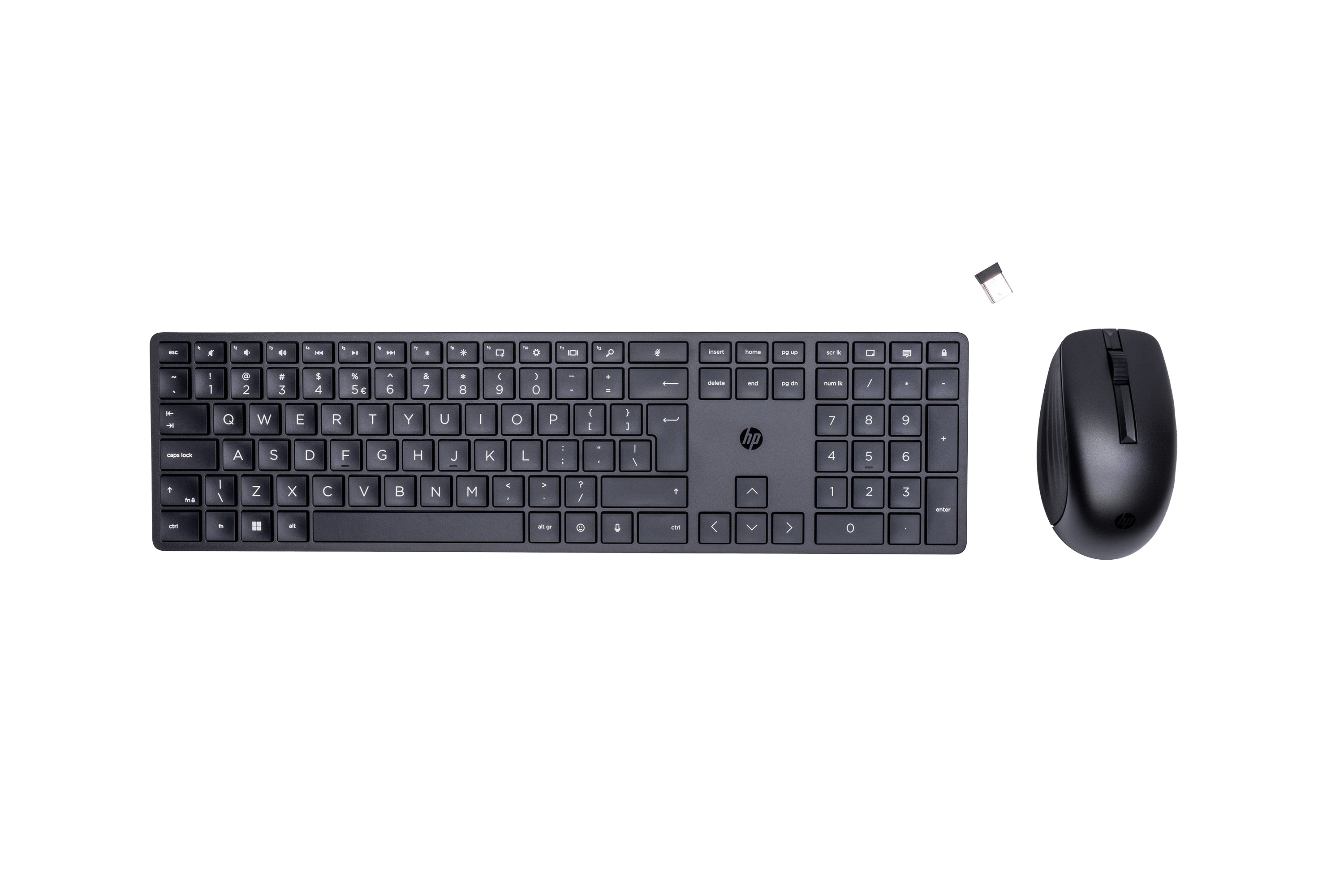 HP 650 – Tastatur-Maus-Set – Membran – 2,4 GHz – Schwarz