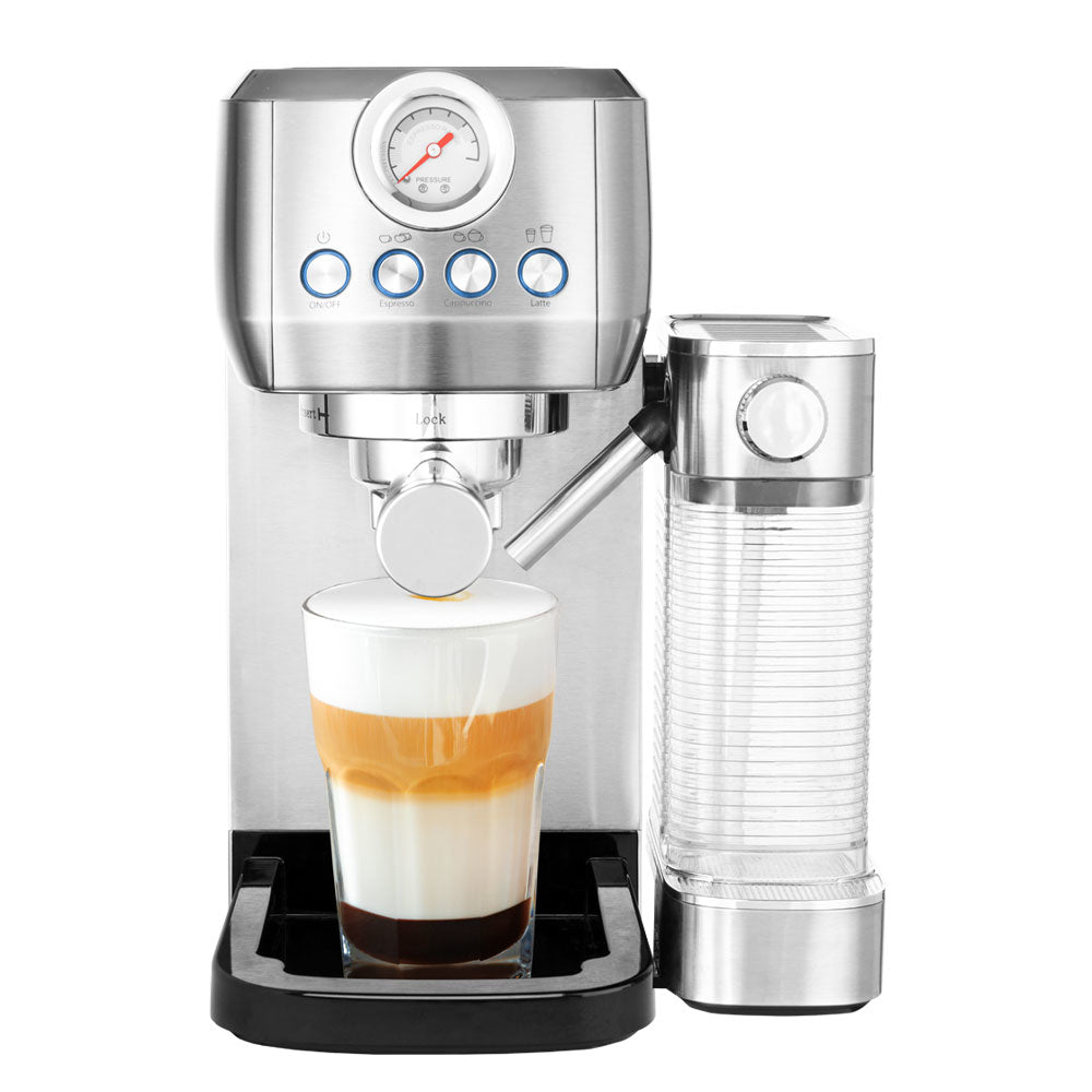 Gastroback Piccolo Pro M Espressomaschine (Siebträger) – für E.S.E., 20 bar, 1,3 l Wassertank, 0,7 l Milchtank