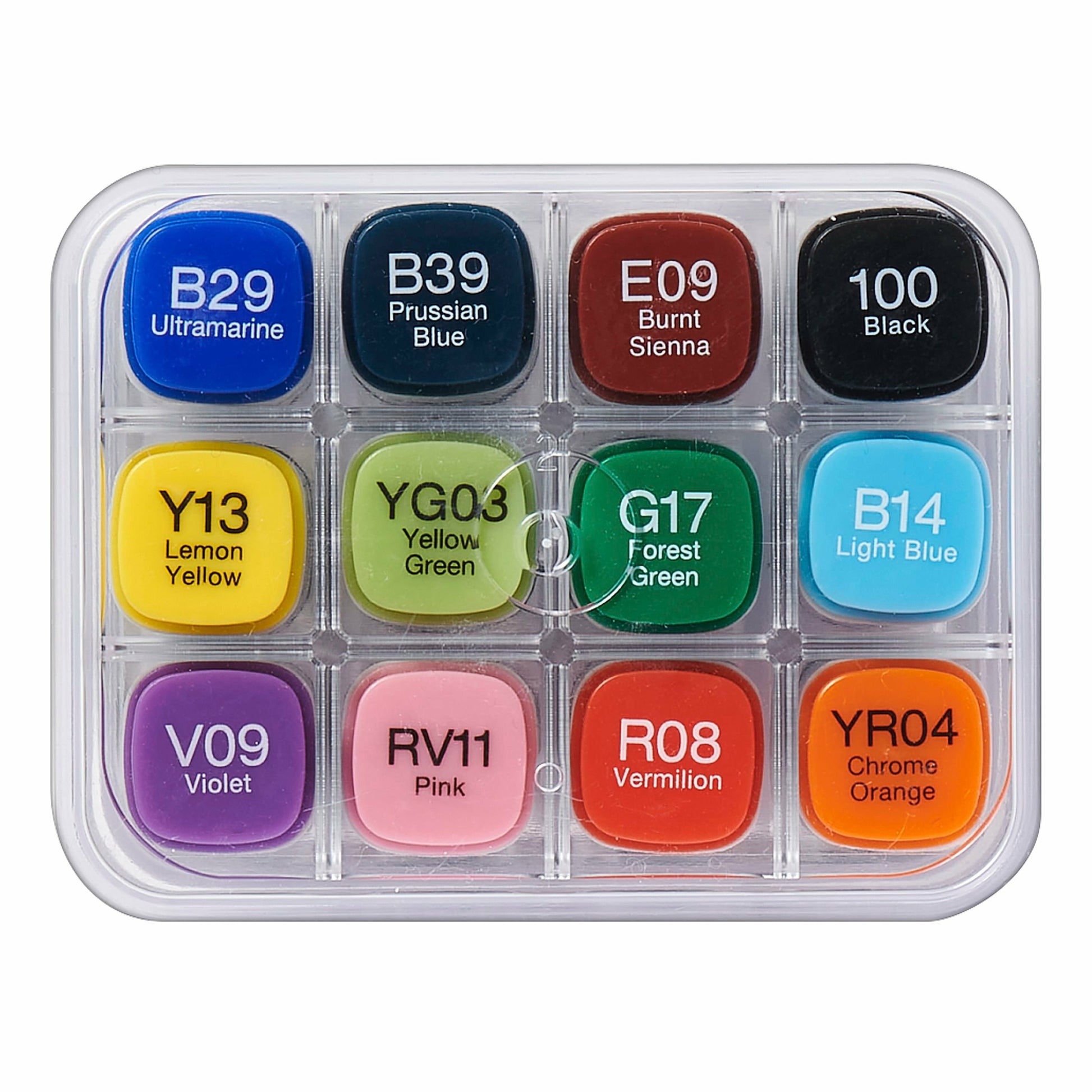 Copic Permanent Marker – 12 Stück