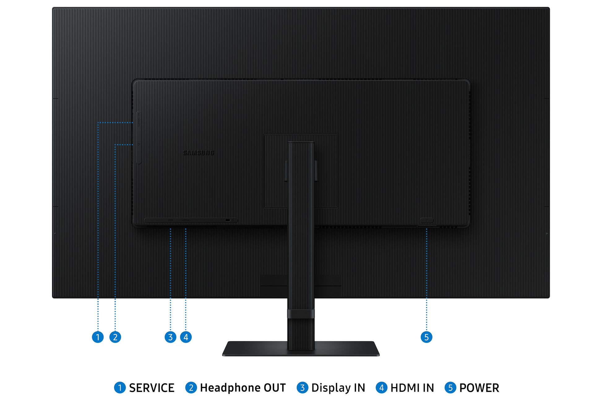 Samsung S70D – Monitor, 37", 3840 × 2160 (UHD 4K), LCD, Schwarz