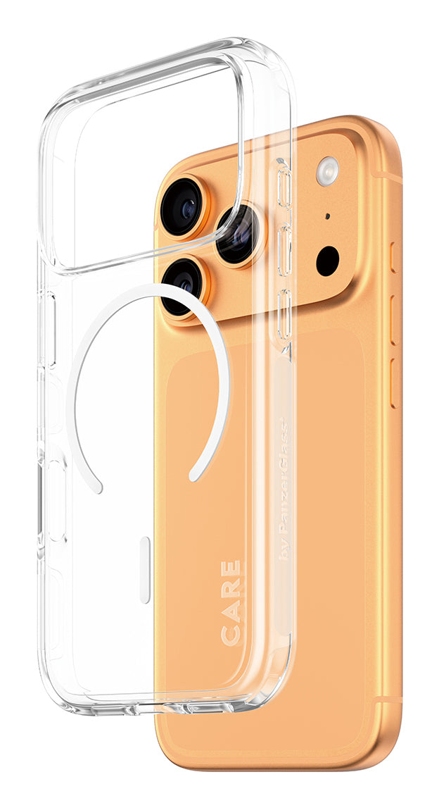 PanzerGlass Backcover – für Apple iPhone 17 Pro – transparent – MagSafe kompatibel