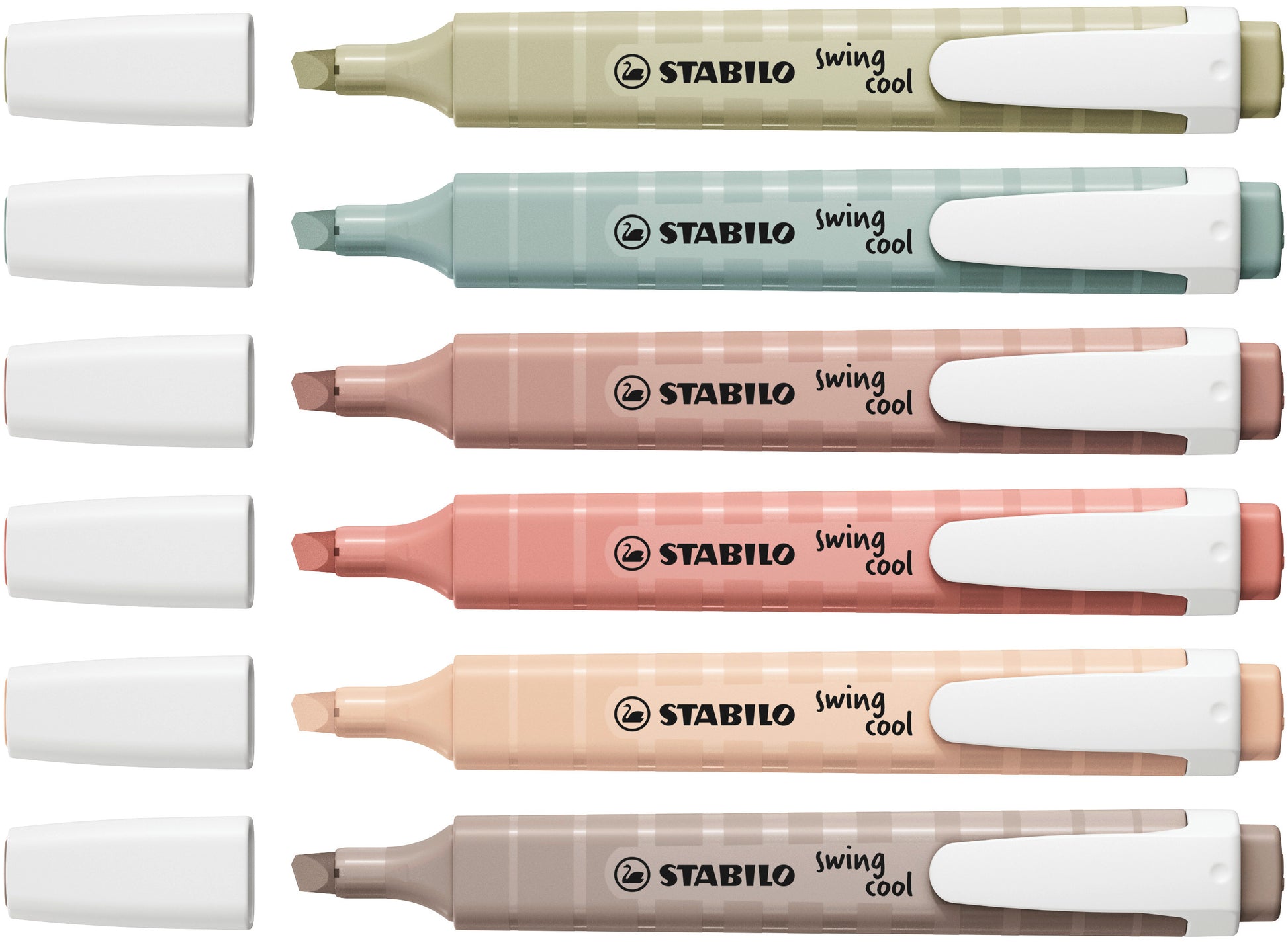 STABILO Swing Cool Textmarker – Hellgrau, Keilspitze 1–4 mm