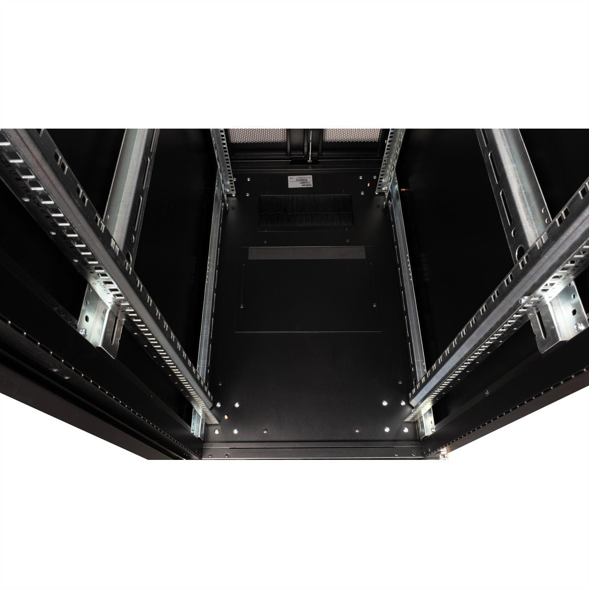 ROLINE Pro – 19" Netzwerkschrank 42U, IP20, abschliessbar, 600 × 1000 × 1970 mm, schwarz, Stahl