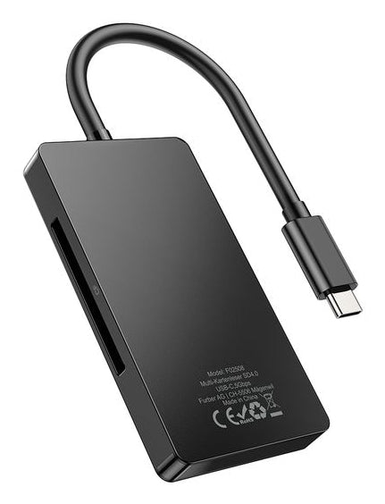 ONIT USB-Kartenleser USB-C – SD/microSD/CF – USB 3.2 Gen 1 (5 Gbit/s) – für Windows, MacOS, Android und mehr