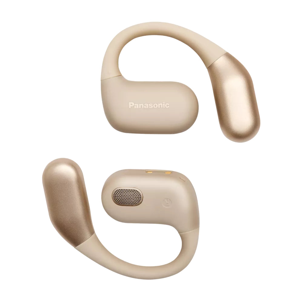 Panasonic RB-F10 – Duo Headset, Ohrbügel, Bluetooth – beige – bis 25 h