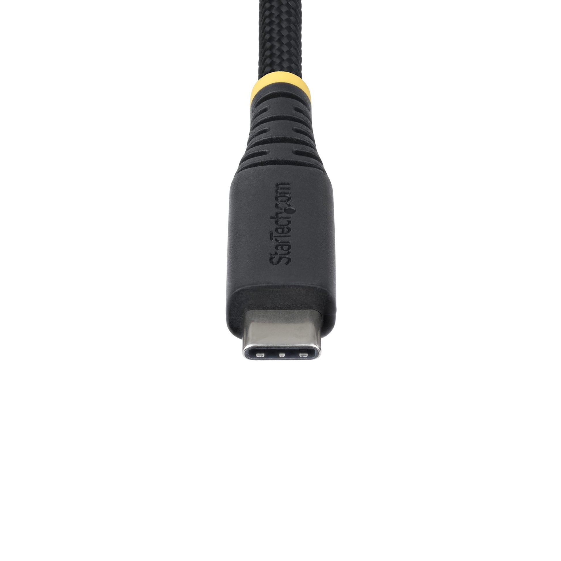 StarTech.com USB-C auf USB-C Kabel – USB 2.0 (480 Mbit/s) – 3 m – PD 240 W – Geflochten, Silikon – Schwarz