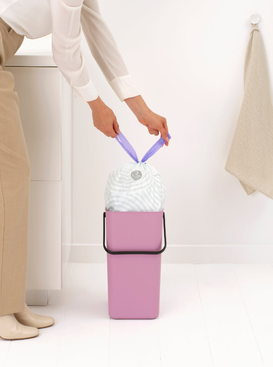 Brabantia Recyclingbox – 16 l – Kunststoff, rechteckig – Rosa