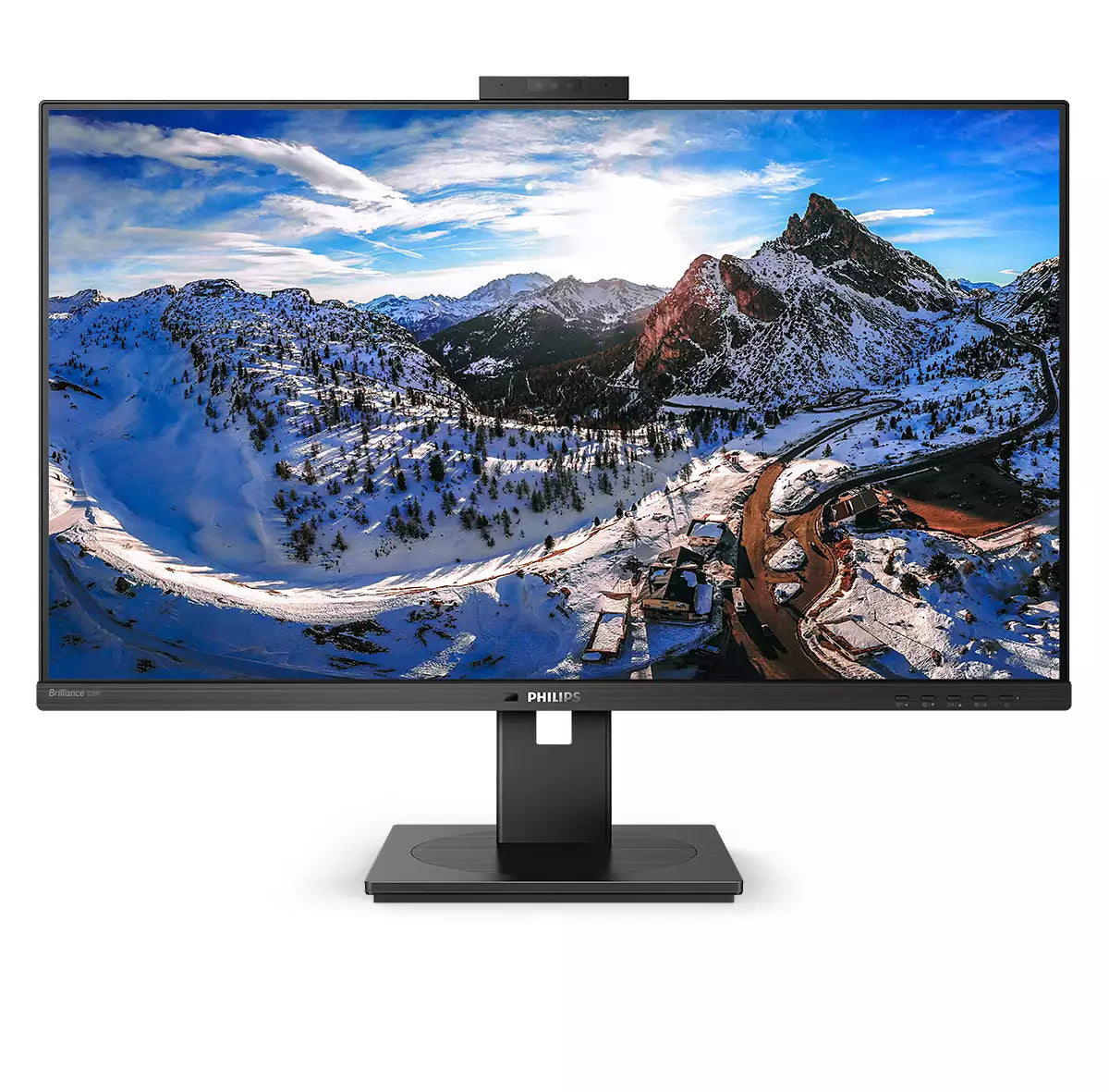 Philips 329P1H/00 – Monitor, 31,5", IPS, 60 Hz, 350 cd/m², Webcam, USB-C, USB-Hub, VESA 100 × 100, Schwarz
