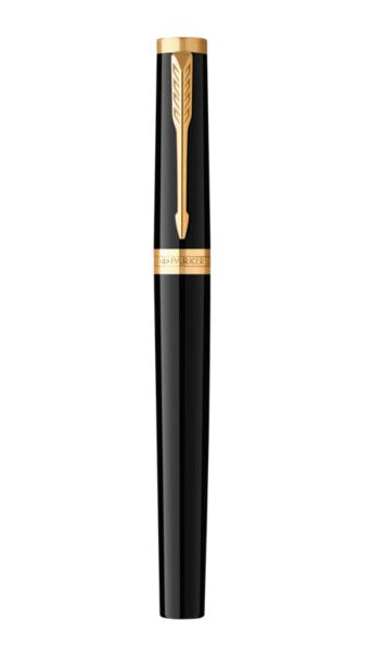 Parker Ingenuity Black G.T. – Tintenroller, Schwarz, 1er Geschenkbox