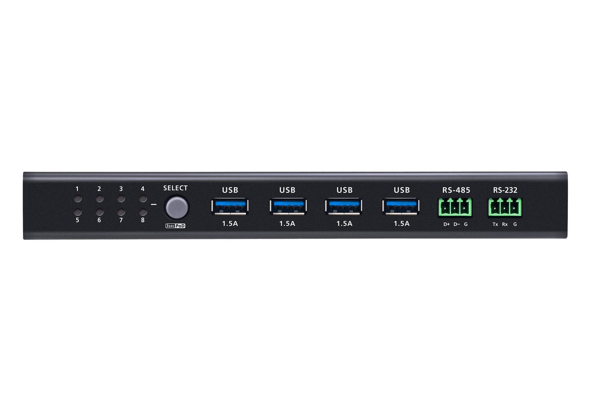 ATEN US3384I USB-Hub – 8× USB-B, 4× USB-A