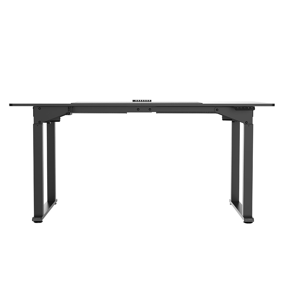 Ultradesk Uplift Gaming-Tisch – 160 × 75 cm, höhenverstellbar, schwarz, Stahl