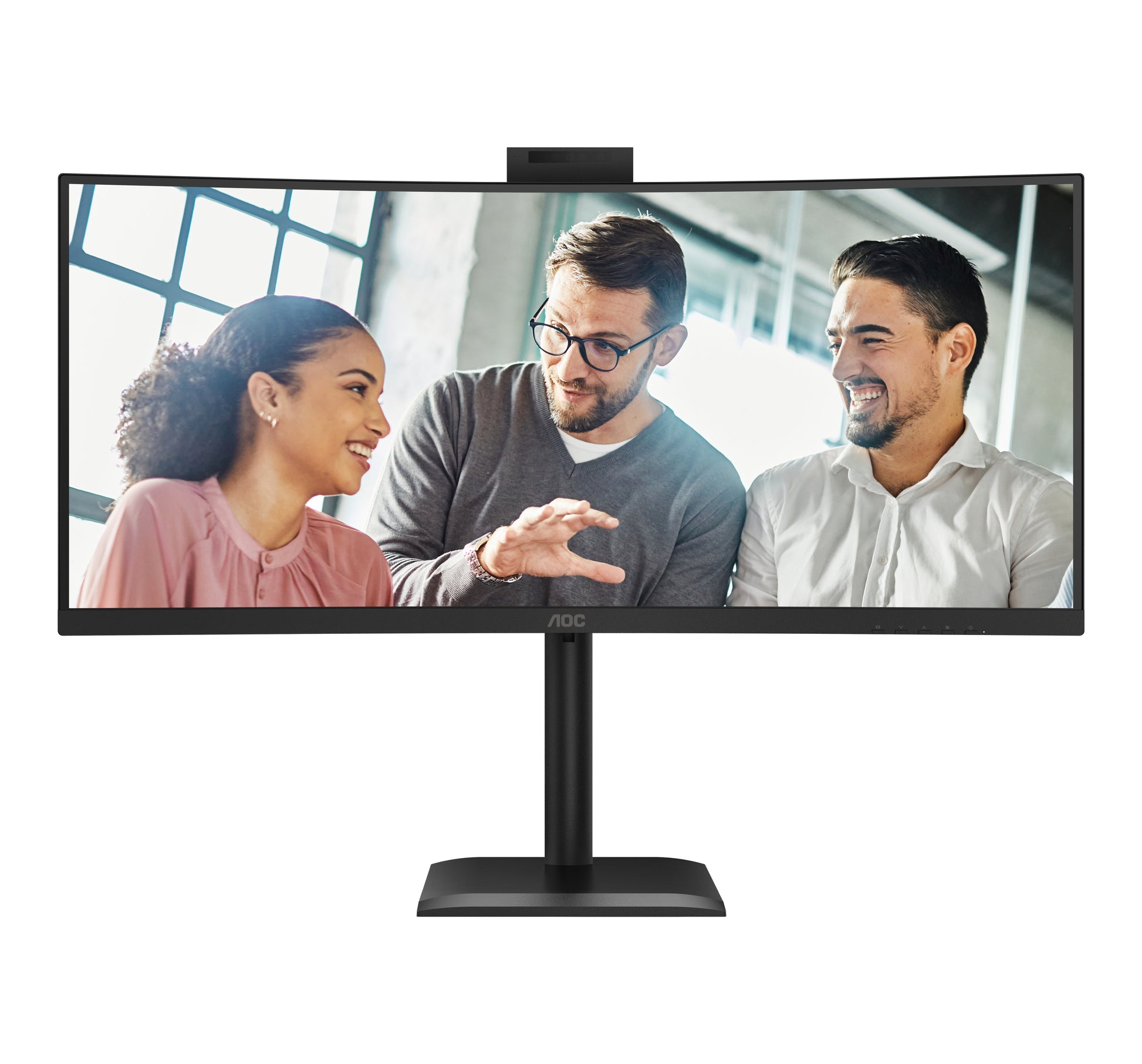 AOC CU34E4CW – Monitor, 34", 3440 × 1440 (UWQHD), VA, 120 Hz, 300 cd/m²