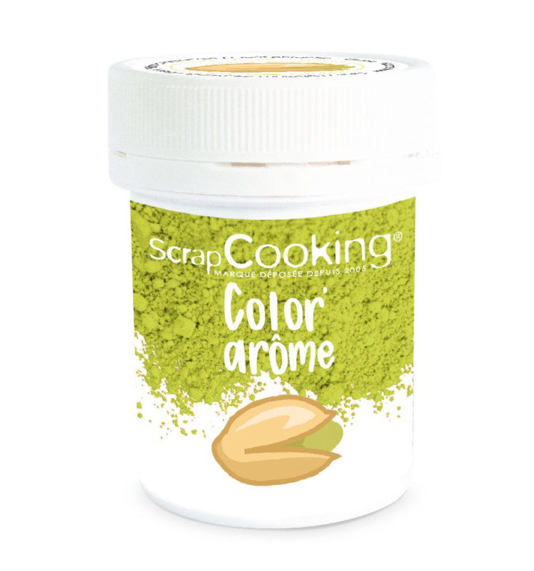 ScrapCooking Backaroma & -dekor Pistazie Pulver – 10 g