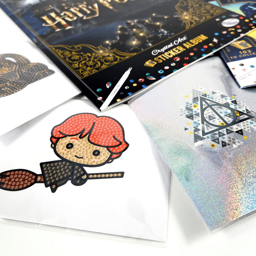 CRAFT Buddy Crystal Art – Sticker-Set – Harry Potter – ab 6 Jahren