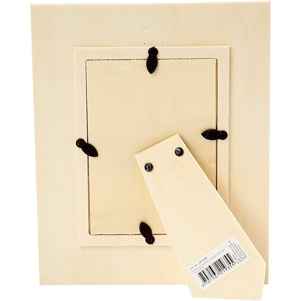 Creativ Company Bilderrahmen – für 20 × 16 cm – Holz, natur