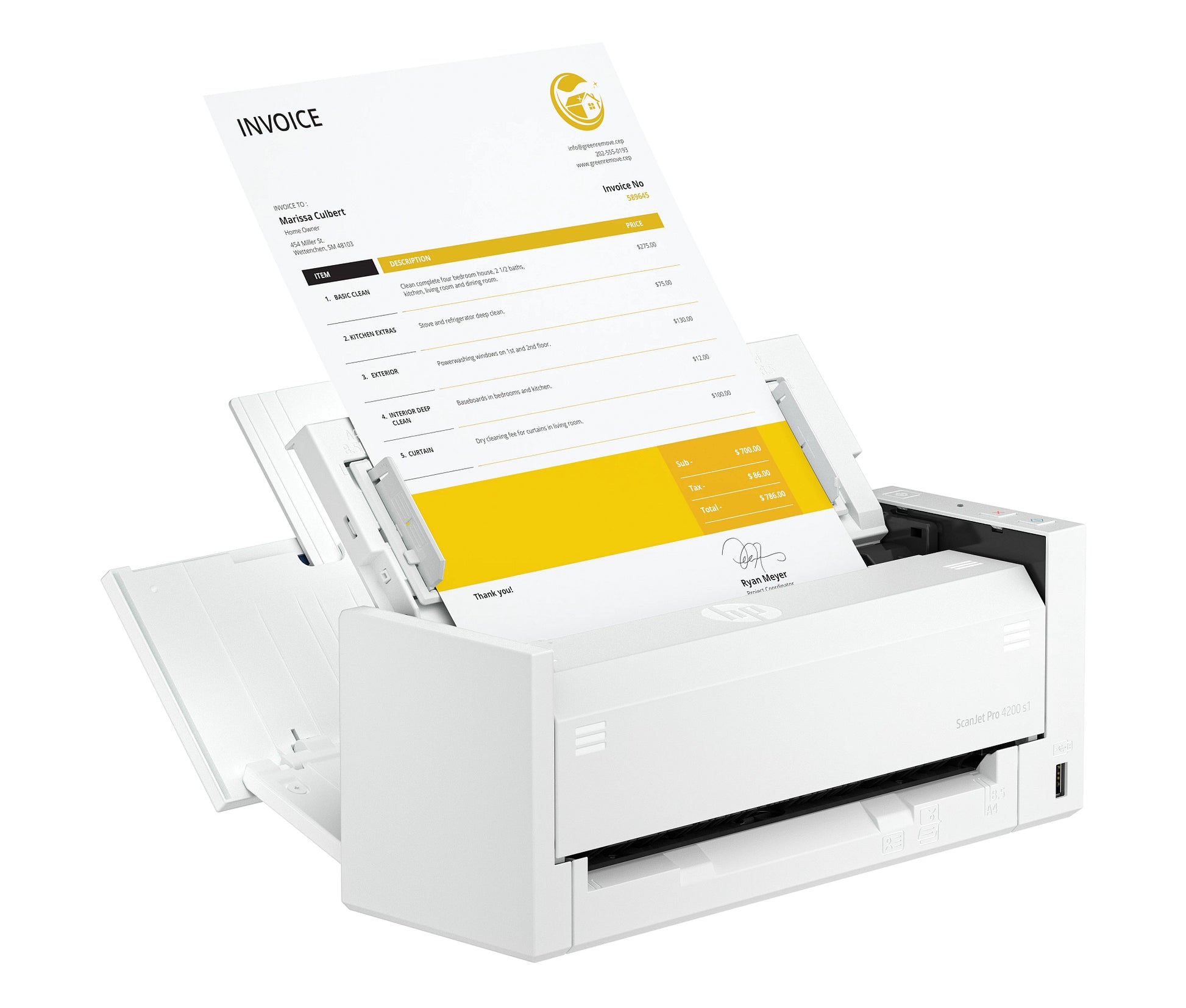 HP Scanjet Pro 4200 S1 – Dokumentenscanner, A4, 600 dpi