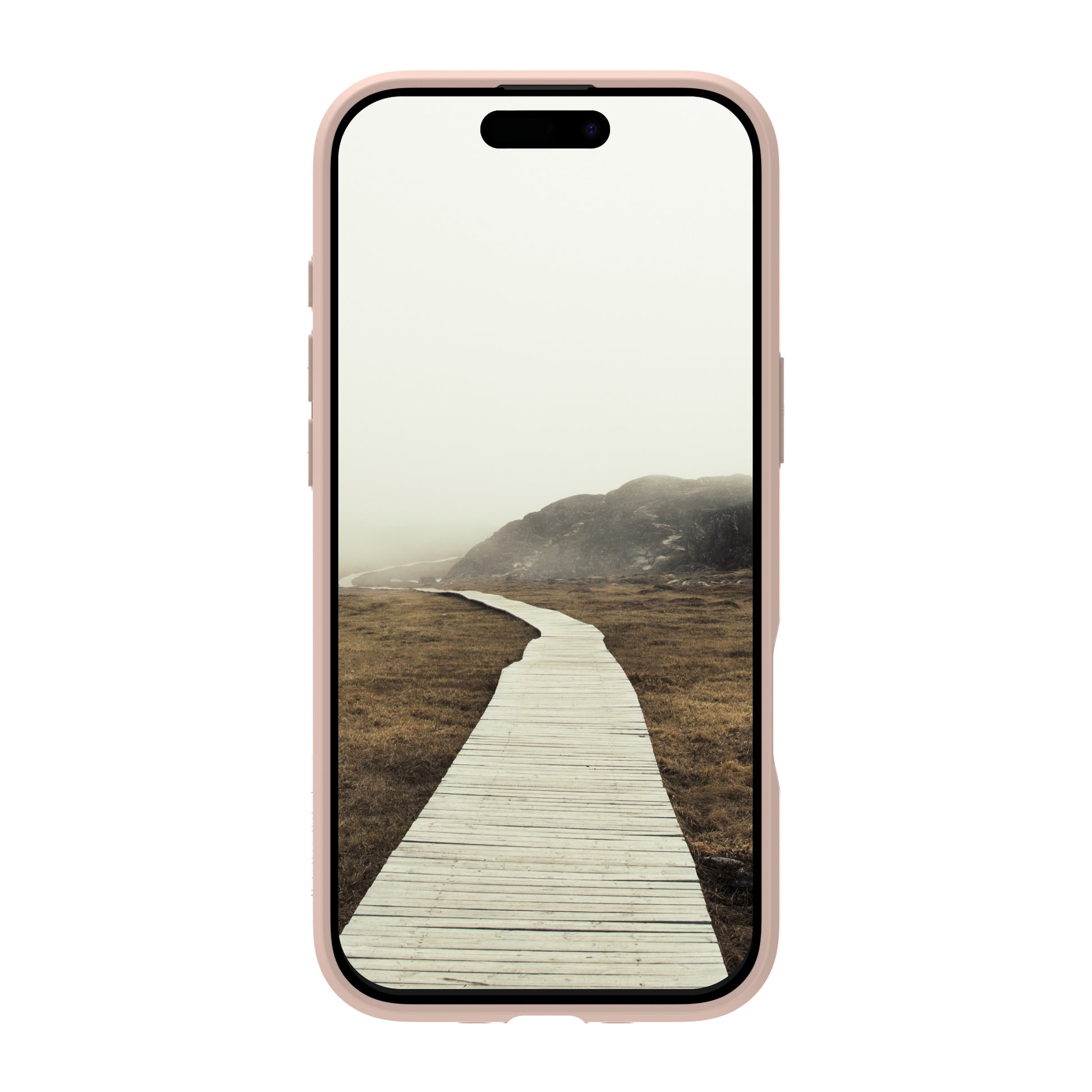 dbramante1928 Greenland Pro MS Backcover – für Apple iPhone 17 Air, Recycling-Kunststoff, Pink Sand
