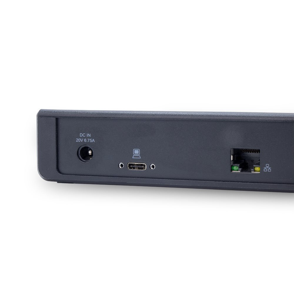TERRA MOBILE 800 Dockingstation – USB-C/USB-A, 2× DP, 2× HDMI, 135 W PD, GbE, 3,5 mm Audio