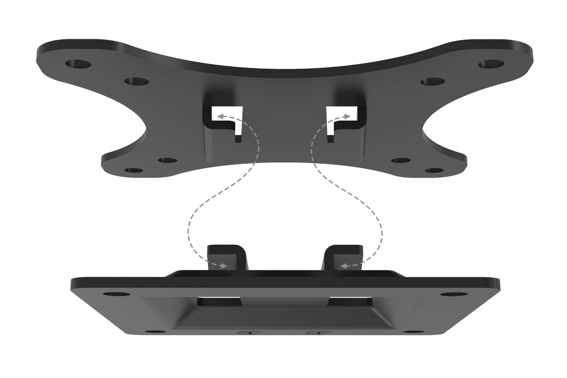 Digitus Wandhalterung – bis 27", VESA 75 × 75/100 × 100 mm, 18 kg, schwarz