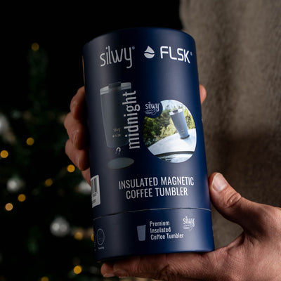 Silwy Thermobecher – 3,5 dl – Edelstahl, isoliert – dunkelblau
