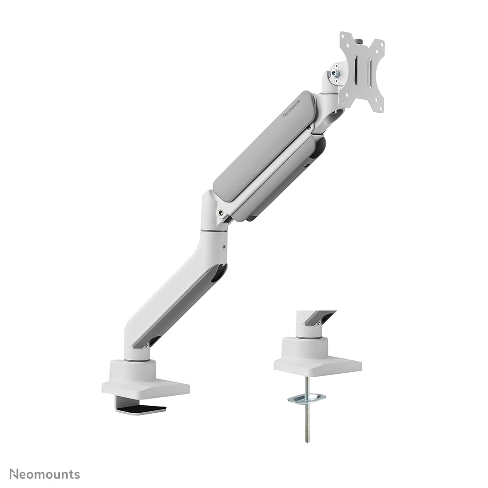 Neomounts DS70PLUS 450WH1 – Tischhalterung – bis 49", VESA 100 × 100 mm, 18 kg, neigbar, weiss