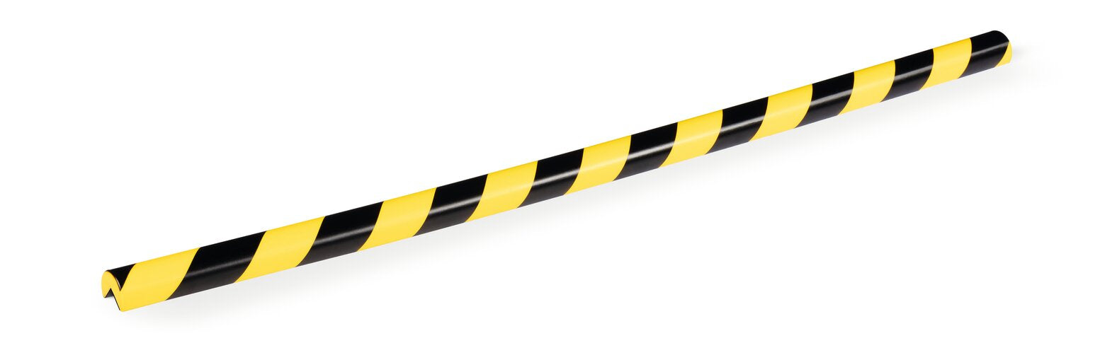 Durable Eckschutzprofil C25R – 40 mm × 1 m, Kunststoff, Schwarz/Gelb, magnetisch