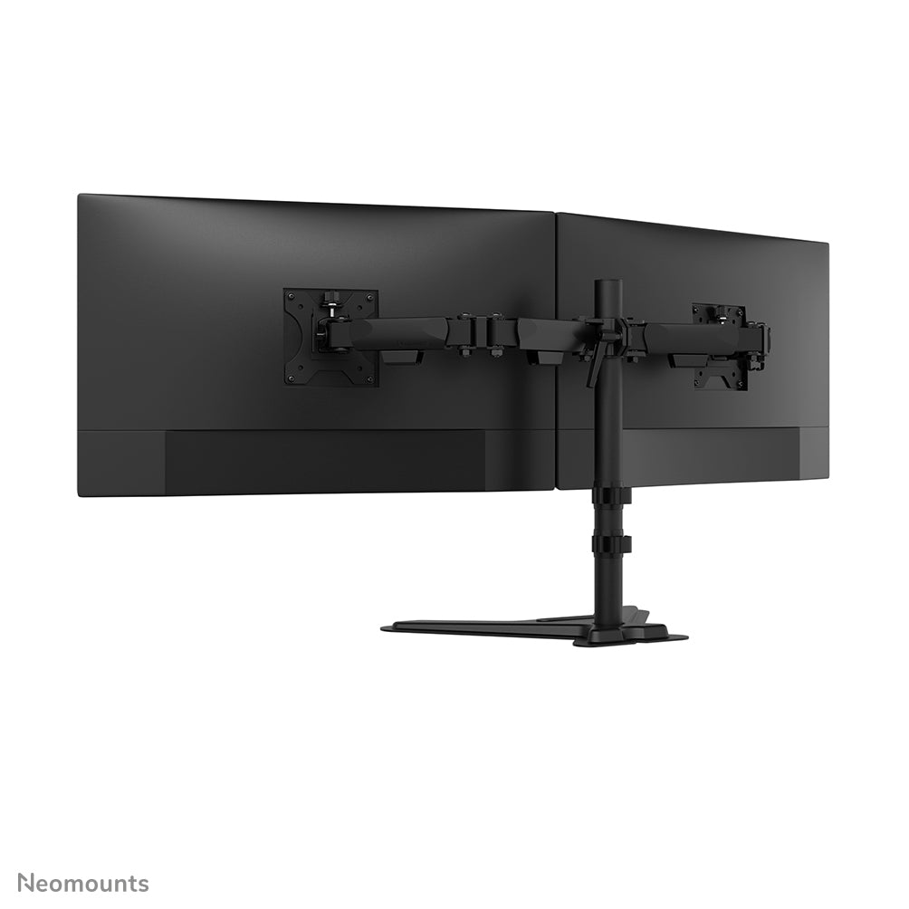 Neomounts DS45-600BL2 – Monitor-Tischständer – 2 Monitore – 10–32" – VESA 75×75/100×100 mm – bis 6 kg/Monitor