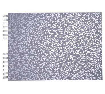 Exacompta Fotoalbum – für 320 × 220 mm, blaugrau, Spiralbindung, mit Prägung, Karton