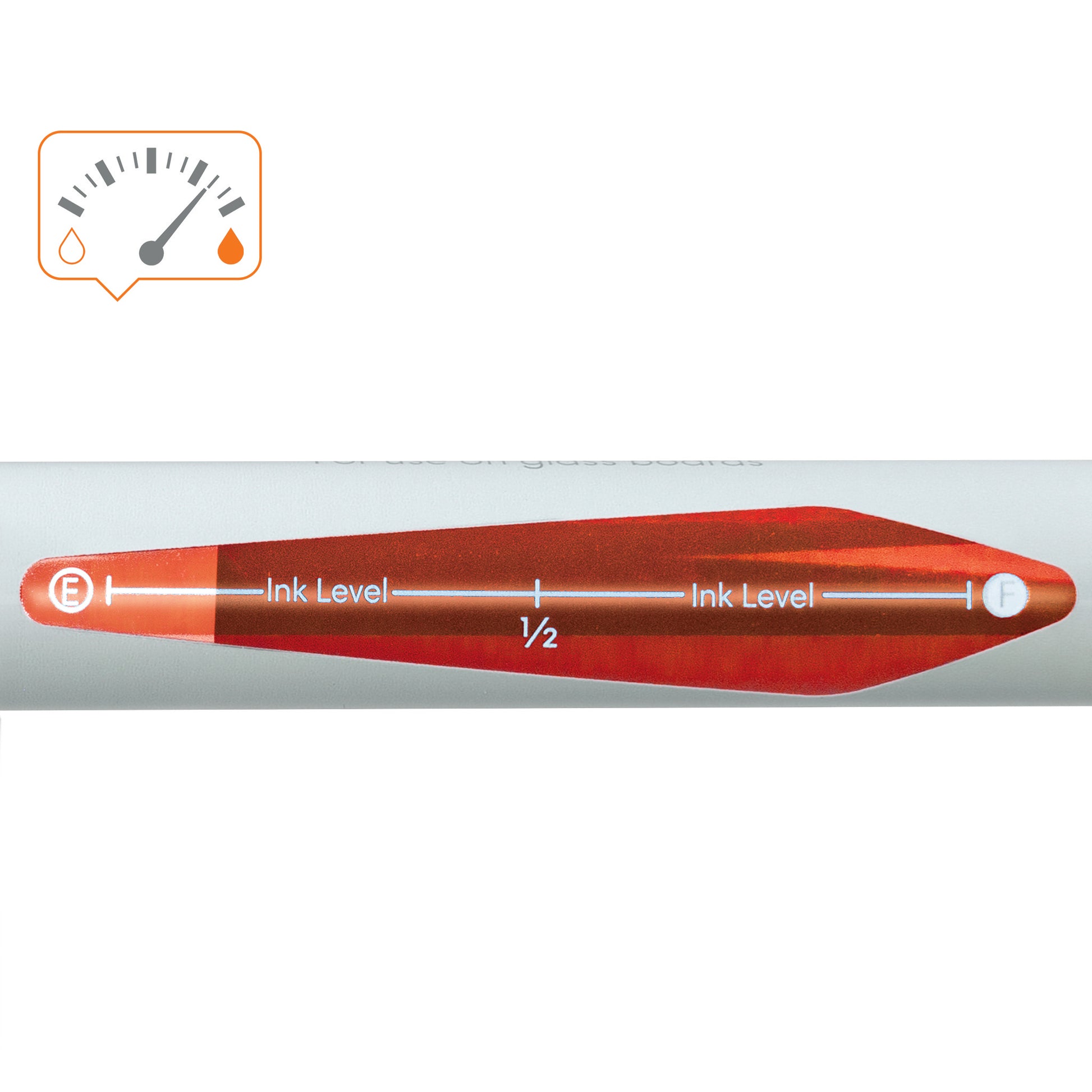 Nobo Nicht-permanenter Marker N-Marker Viscom – fein 4 mm – rot – 10er-Set – trocken abwischbar