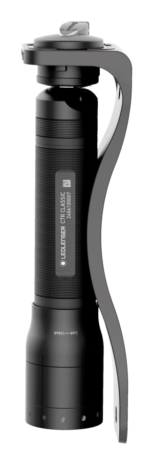 Ledlenser Taschenlampe C7R Classic – 1000 lm, 210 m, IP54, Akku 2500 mAh – Schwarz