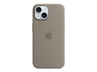 Apple Backcover – für Apple iPhone 15 – Clay – Silikon, MagSafe-kompatibel
