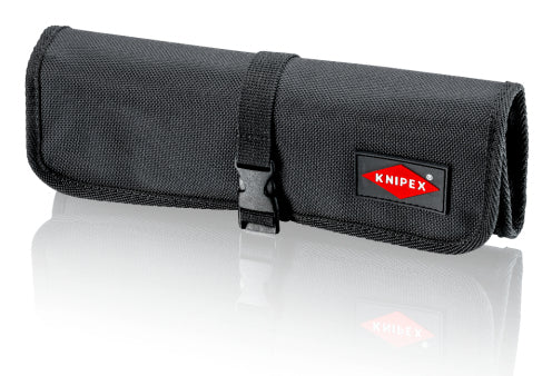 Knipex Gürteltasche – leer, 4 Fächer, abschliessbar, schwarz, Polyester, B 100 × H 30 × T 315 mm