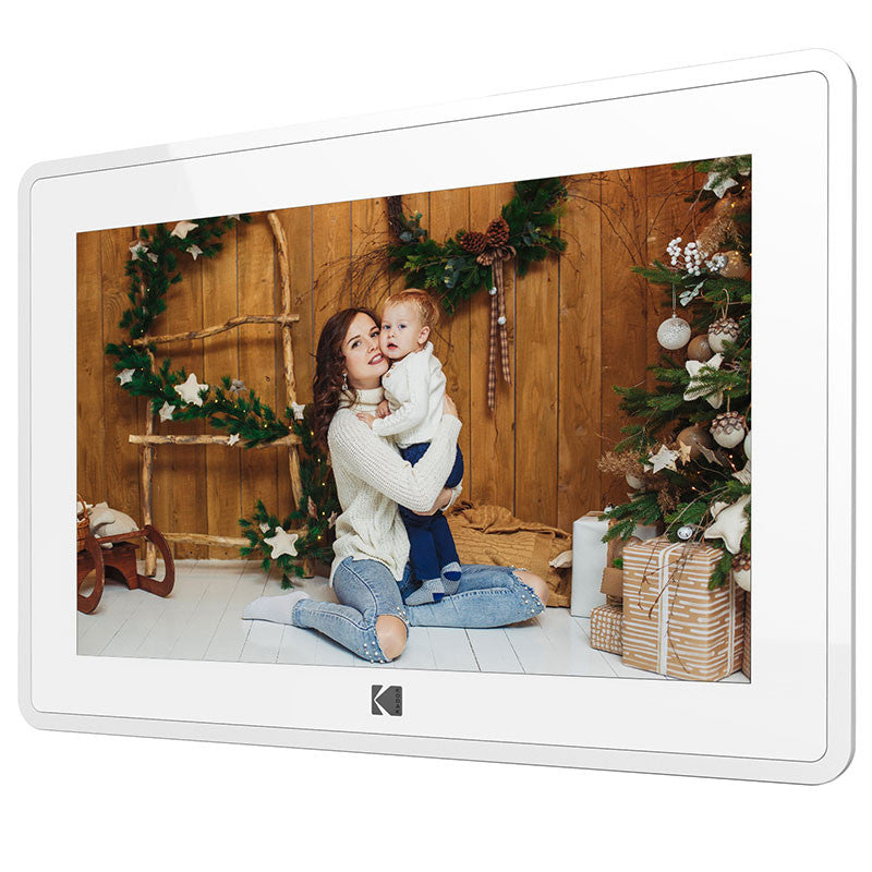Kodak Digitaler Bilderrahmen RCF-106H 10" – 1280 × 800, IPS, Touch, WLAN, 16 GB, SD, SDHC, Weiss