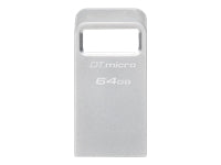 Kingston Technology Kingston DT Micro USB-Stick – 64 GB, USB 3.2 Gen 1, 200 MB/s, Metall