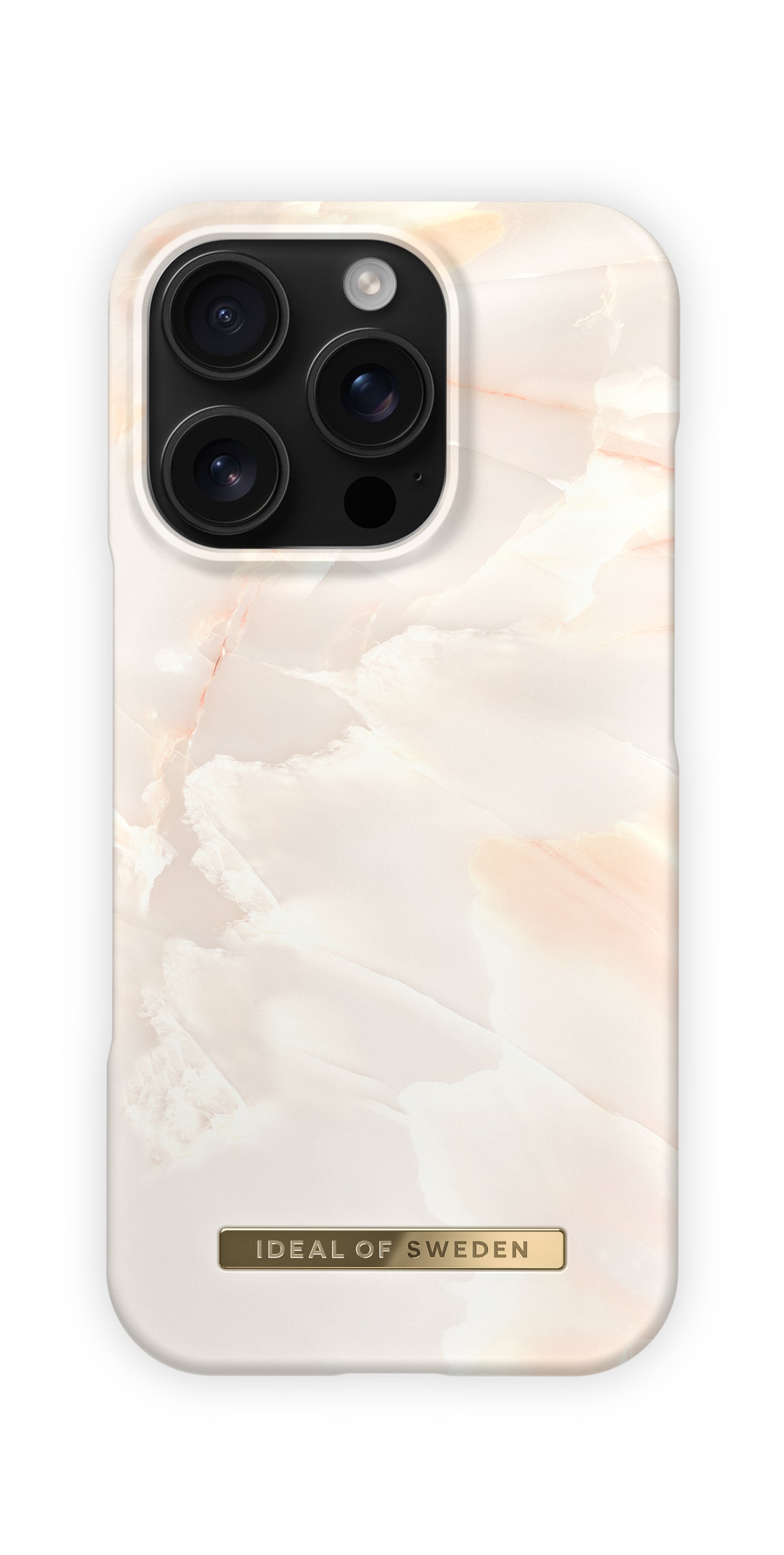 iDeal of Sweden Rose Pearl Marble Rückcover – für Apple iPhone 16 Pro – MagSafe, PC