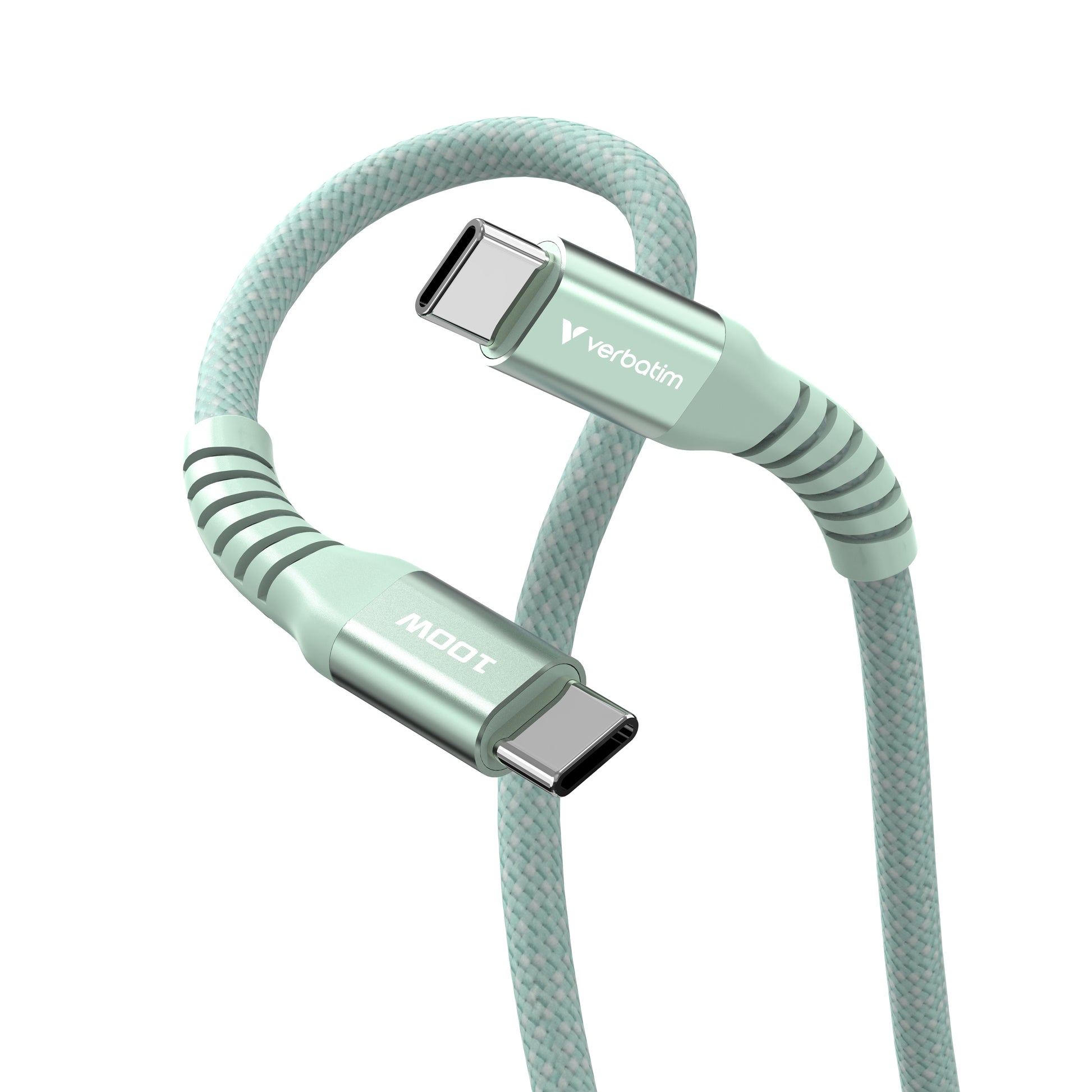 Verbatim USB-C auf USB-C Kabel – USB 2.0 (480 Mbit/s) – 1,2 m – PD 100 W – für Smartphones und mehr