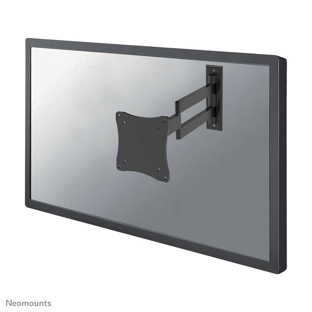 Neomounts FPMA-W830BLACK – Monitor-Wandhalterung – 10–27" – VESA 75×75/100×100 mm – bis 12 kg – schwenkbar