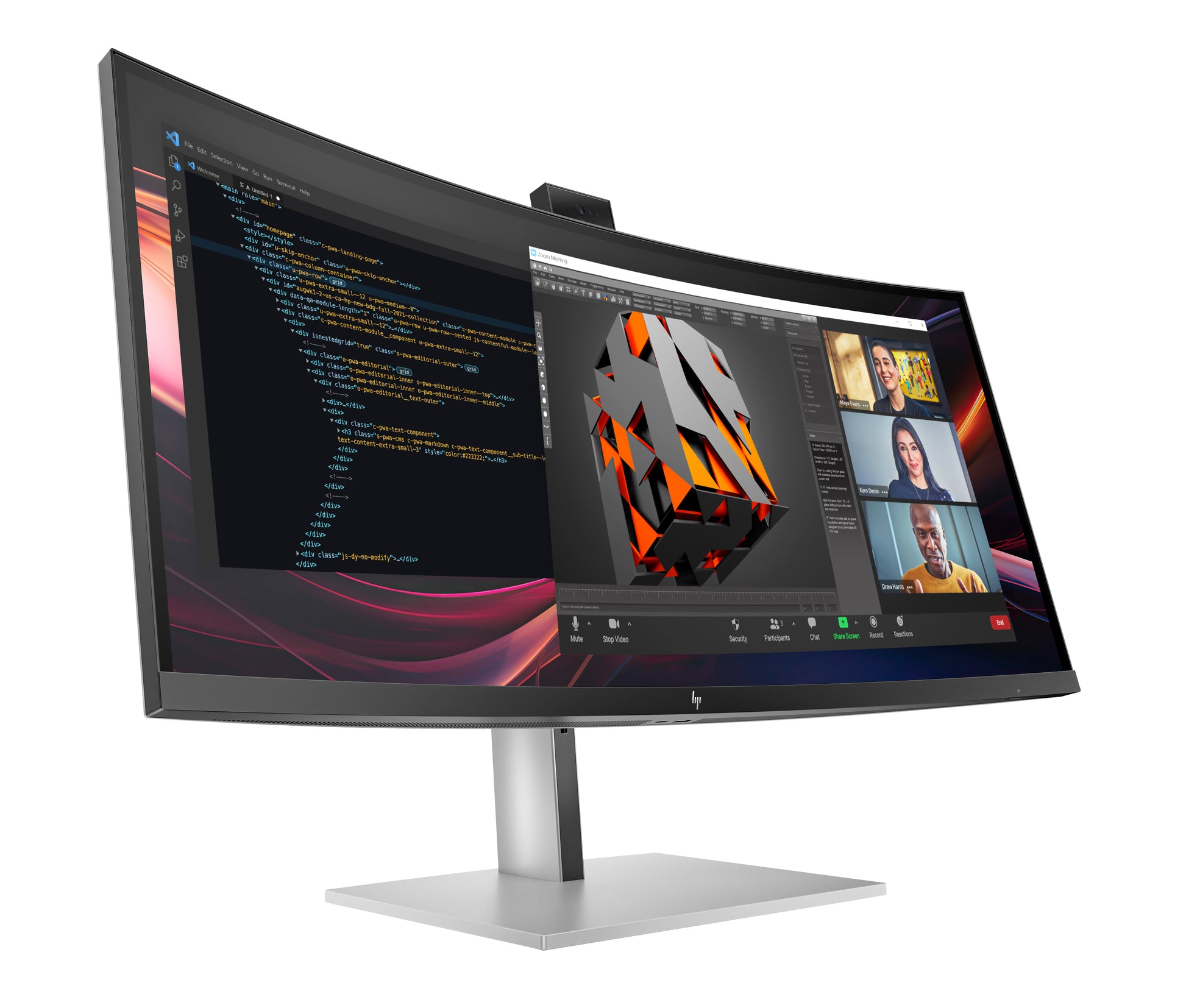 HP Serie 7 Pro 734pm – Monitor, 34" 2560 × 1440 (WQHD)