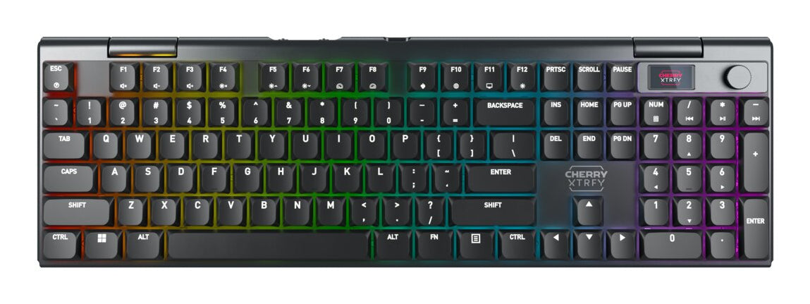 CHERRY XTRFY MX 10.1 Wireless – Gaming-Tastatur – mechanisch, RGB – Bluetooth & 2,4 GHz – QWERTY (US-INT)