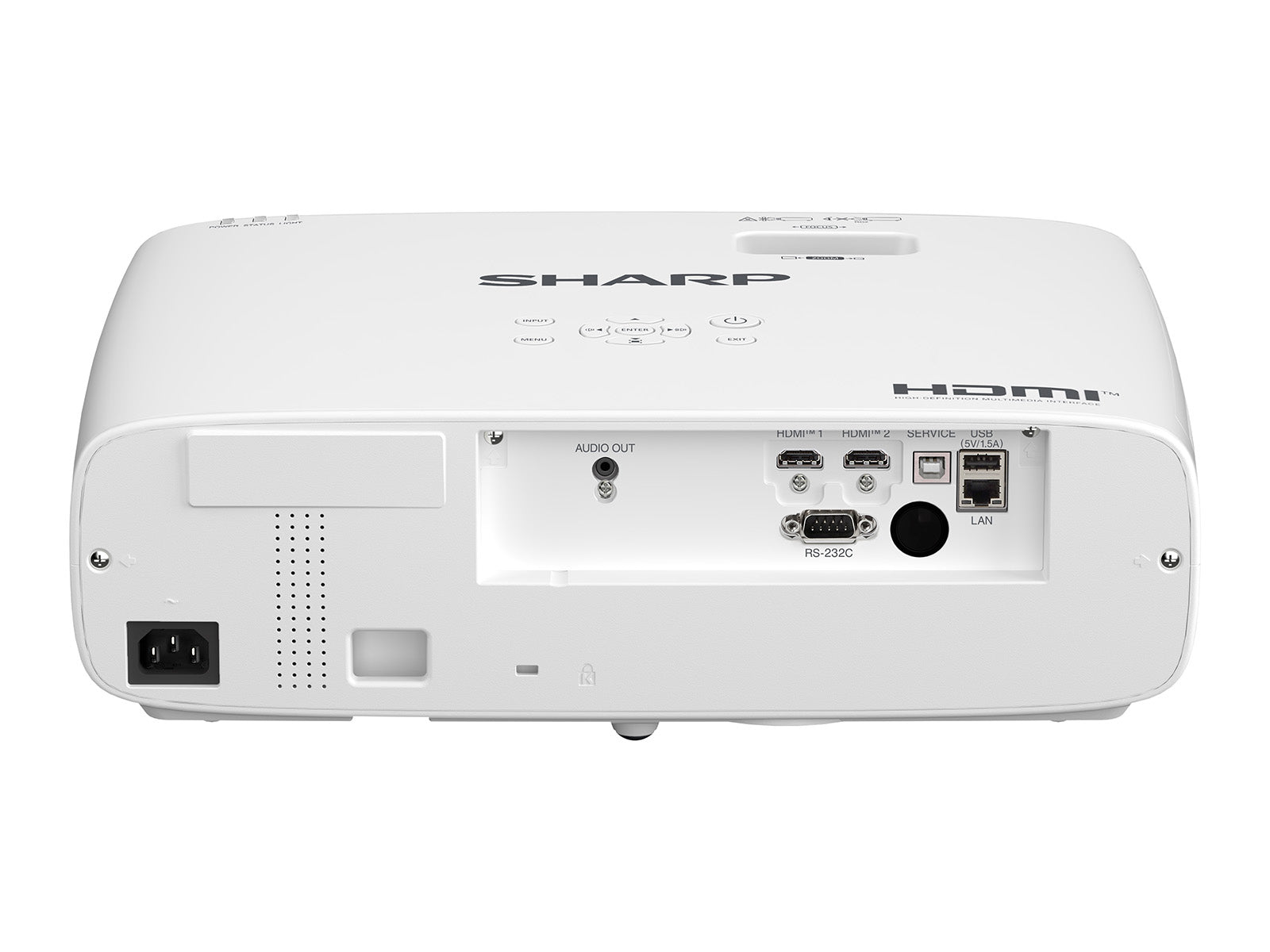 Sharp E501U – Standard 3LCD Laser, WUXGA (1920×1200), 5000 ANSI Lumen