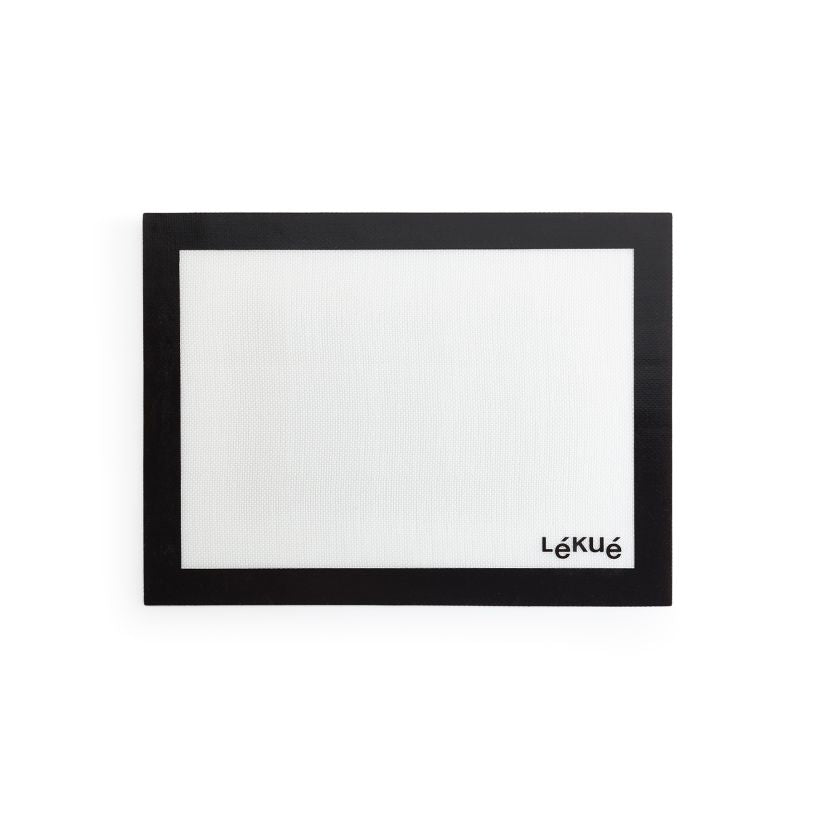 Lékué Backmatte 30 × 40 cm, Silikon, Schwarz/Weiss