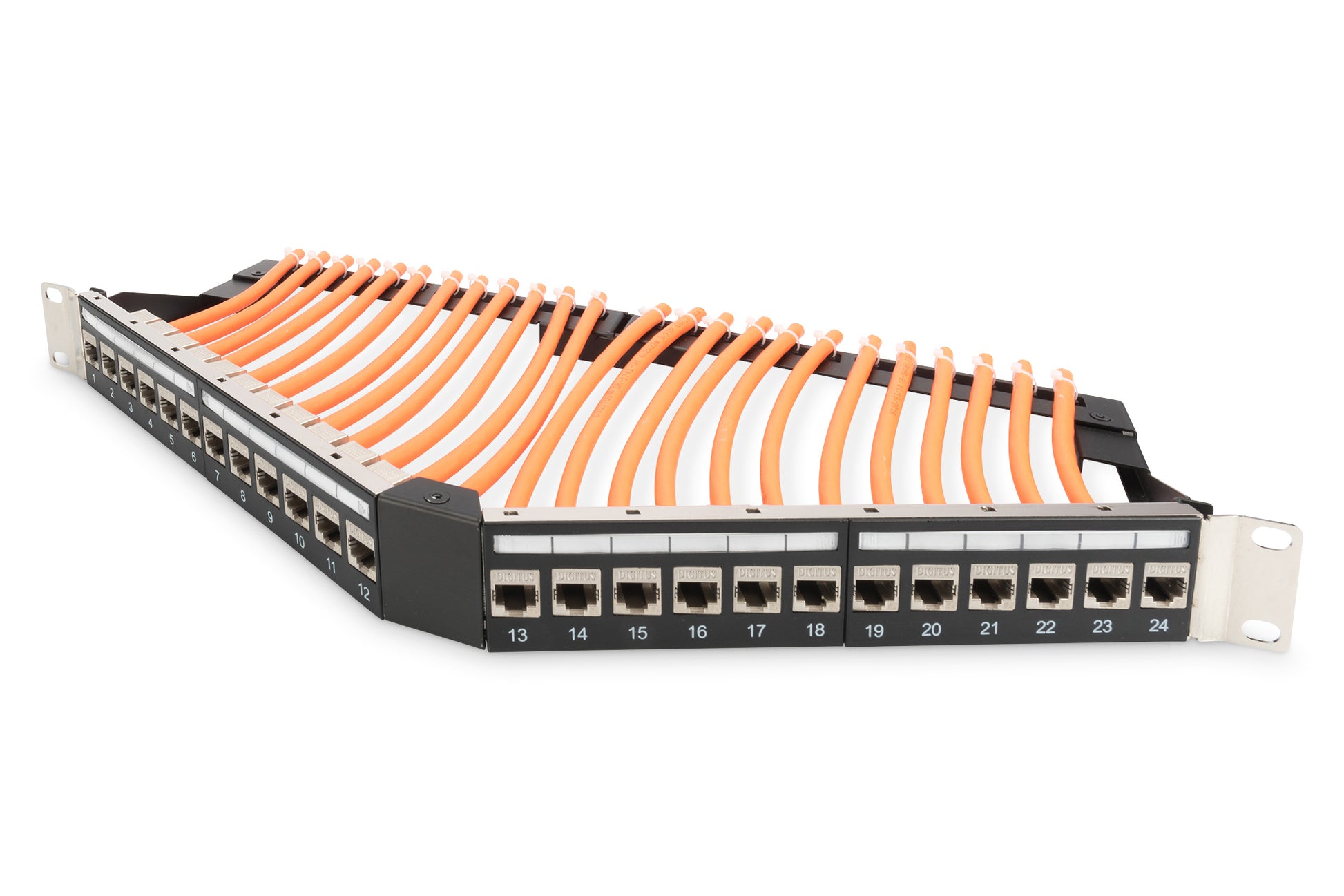 Digitus Cat 6A Keystone-Modul – geschirmt, RJ-45 (LSA), 24er-Set, Silber