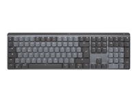 Logitech MX Mechanical – Tastatur, kabellos (Bluetooth), DE-Layout (DE), mechanisch, beleuchtet, Grau